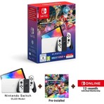 Nintendo Switch (OLEDモデル) ホワイト　マリオカート付き Nintendo Switch Konsol OLED Model - White : Amazon.com.tr: Video