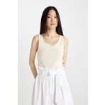 DeFacto Slim Fit U Yaka Ribana Atlet C9826AXNS