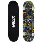 Helix Ka-8 Kaykay 31x8 inç 8 Katmanlı Akça Ağaç ve 54x32 mm PU Tekerlek ile Tasarlandı