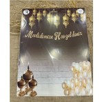 Tatlı Günler Mevlidimize Hoşgeldiniz Kaligrafi Banner Gold