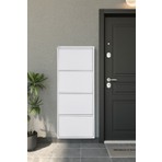 Arpelia Metal Ayakkabılık 4’lü Beyaz