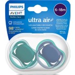 Philips Avent Ultra Air Emzik 6-18 Ay, 2'li Unisex, SCF085/31