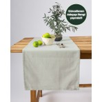 Wellstil Premium | Keten Adaçayı Yeşili Runner 40 X 150 Cm