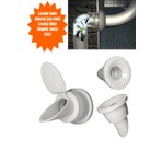 Givy Lavabo Koku Giderici Çek Valfli Adaptör Conta Muff Esnek PVC Malzeme ile Yüksek Sızdırmazlık