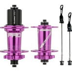 Hassns Pro 7 Mor Ön + Arka Jant Göbek Seti 100 mm / 135 mm Ölçülerle 32h Delik Alüminyum Alaşım