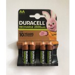Duracell 2500mAh Şarjlı Kalem Pil AA Tipi 4 Adet Uzun Ömürlü ve Dayanıklı