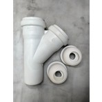 Fırat 50 x 50 Y Çatal Lavabo Altı Gider Çatalı Kaset Contalı Parça
