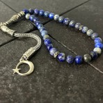 Sertifikalı Lapis Lazuli 6mm 33LÜK Doğal Taş Tesbih