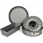 Kaiser Gourmet 4 Parça Kek Kalıbı Seti Yapışmaz Kaplama ile Yüksek Isı Dayanımı Sunan Mükemmel Pişirme Araçları