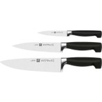 Zwilling Four Star Bıçak Seti Siyah 3 Parça