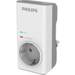 Philips CHP7010W TEKLİ AKIM KORUMA PRİZ, 1140J, BEYAZ