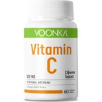 Voonka Vitamin C Portakal Aromalı Çiğneme Tableti 500 mg 60 Tablet