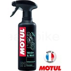 Motul E1 Susuz Temizleyici ve Cila Sprey 400 ml – Motosikletler için Pratik Uygulama, Uzun Süreli Parlaklık ve Koruma