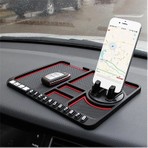 Ithink Araç İçi Kaydırmaz Ped 3D Numaratör Telefon Tutuculu Torpido Kaydırmaz