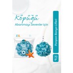 Balmy XXL Banyo Lifi Yeşil-Beyaz 70 gr Köpük Oluşturma Özelliği ile Dayanıklı Malzeme