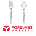 Yorulmaz Ambalaj Lüks Plastik Şeffaf Çatal Kaşık Seti 50 Adet