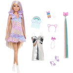 Barbie Saç Tasarım Oyun Seti - Upuzun Muhteşem Saçlı Bebek  Parça Sayısı: 8, 3+ Yaş JCT72
