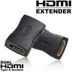 Dark HDMI (Dişi) to HDMI (Dişi), 4K Ultra HD, Altın Uçlu, Tak Çalıştır Kablo Uzatma Adaptörü(DK-HD-AFXF)