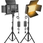 800LEDLI Video Kamera Işığı Makyaj Dövme Işığı 800 LED Stüdyo Çekim Işığı