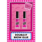 NYX Professional Makeup Double It Brow Glue Kaş Seti Makyaj Çantası Hediyeli