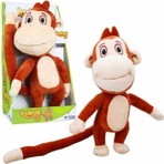 Bal Oyuncak Kukuli Müzikli Peluş Maymun Lisanslı Maymun Orjinal Monkey 30 cm