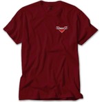Z zepplin Victory Motorcycles Logo Kırmızı Tişört