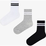 Penti Erkek Çocuk Lines 3lü Tenis Çok Renkli Soket Çorap