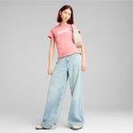 Puma Ess No. 1 Logo Tee Kadın Tişört Pembe 68237118