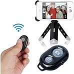 Remote Shutter Deklanşör Düğmesi Uyumlu Kamera Ios Android Uzaktan Kumanda Bluetooth Kablosuz Yeni