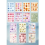 Miray Craft 14'LÜ ÇİÇEK TEMALI 12*17 CM STİCKER SETİ/BULLET JOURNAL,SCRAPBOOK, PLANLAYICI, AJANDA, DEFTER İÇİN
