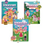 Neobebek Stickypuff Sihirli Dünya Seti (3 Kabartmalı Tak Çıkar Çıkartma Kitabı)