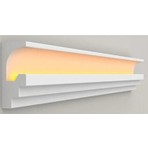 Güçlü LED Stropiyer Kartonpiyer Işık Bandı 1 METRE Beyaz Renk İç Mekan Kullanımı için-(Led-46)