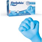 Dolphin Pudrasız Mavi Nitril Muayene Eldiveni S Beden | 1 Kutu - MDR