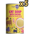Supreme Cat Tavuklu Kedi Çorbası 135 ml x 5 Adet