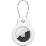 Buff Tagsafe Rope Steel Taşınabilir Anahtarlık Airtag Kılıf White