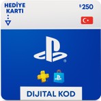 Sony Play Station Store 250 Tl Hediye Kartı