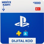 Sony Play Station Store 1000 Tl Hediye Kartı