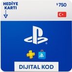 SONY Play Station Store 750 Tl Hediye Kartı