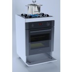 Mobben Ankastre Dolabı Beyaz Suntalam Fırın Dolabı 60 cm Ölçülerde Modern Tasarım