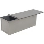 Nar Kalıp Paslanmaz Çelik Kapaklı Baton Tost & Ekmek Kalıbı 11X11X30 Cm Bulaşık Makinesi Uyumlu