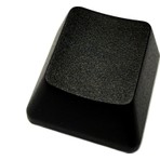 Spelt Yazısız Sade Mekanik Klavye Yedek Tuş Kapağı Siyah Dummy Keycap Tekli