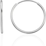 Silvera Telkari 925 Ayar Gümüş 17 mm Halka Küpe ST255