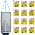 Sintut 1 Flies’ Inn – Lite Karasinek Tuzağı + 10 x 25 Gr Sintut Çekici Yem | Doğal Kara Sinek Tuzağı; Dış Alanlar İçin Karasinek Kapanı