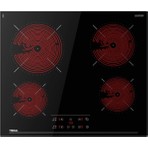 Teka Tbc 64010 Ttc Bk 6300 W Güçlü Elektrikli Ocak 4 Gözlü Vitroseramik Yüzey ile Şık Tasarım