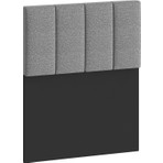 Mobpazar Capella Baza Başlığı 90X100 cm Antrasit Tek Kişilik