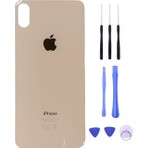 İndirim Plus Apple iPhone Xs Max Arka Kapak Pil Kapağı +Tamir Seti Gold Renk