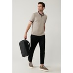 AVVA Erkek Siyah Pamuklu Klasik Bel Relaxed Fit Pantolon A41Y3037