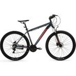 Bisan Leon V 26 Jant 46 cm Dağ Bisikleti Mat Siyah-Kırmızı