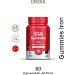 Orzax Ocean Gummies Iron Demir Içeren 60 Adet