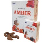 Darshan Incense Darshan International Amber Geri Akışlı Tütsü Doğal İçerik ile Meditasyon Uyumlu 10 Adet